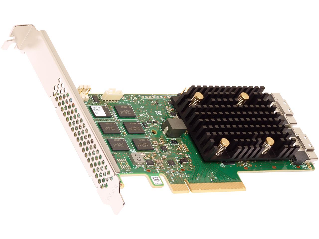 Broadcom HBA 9500-16i Tri-Mode Speicher-Controller PCIe 4.0x8 | 16-Port SAS/SATA