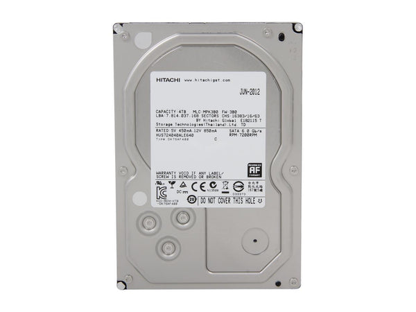 Hitachi Ultrastar 7K4000 4TB Interne Festplatte HUS724040ALE640 3,5 Zoll HDD
