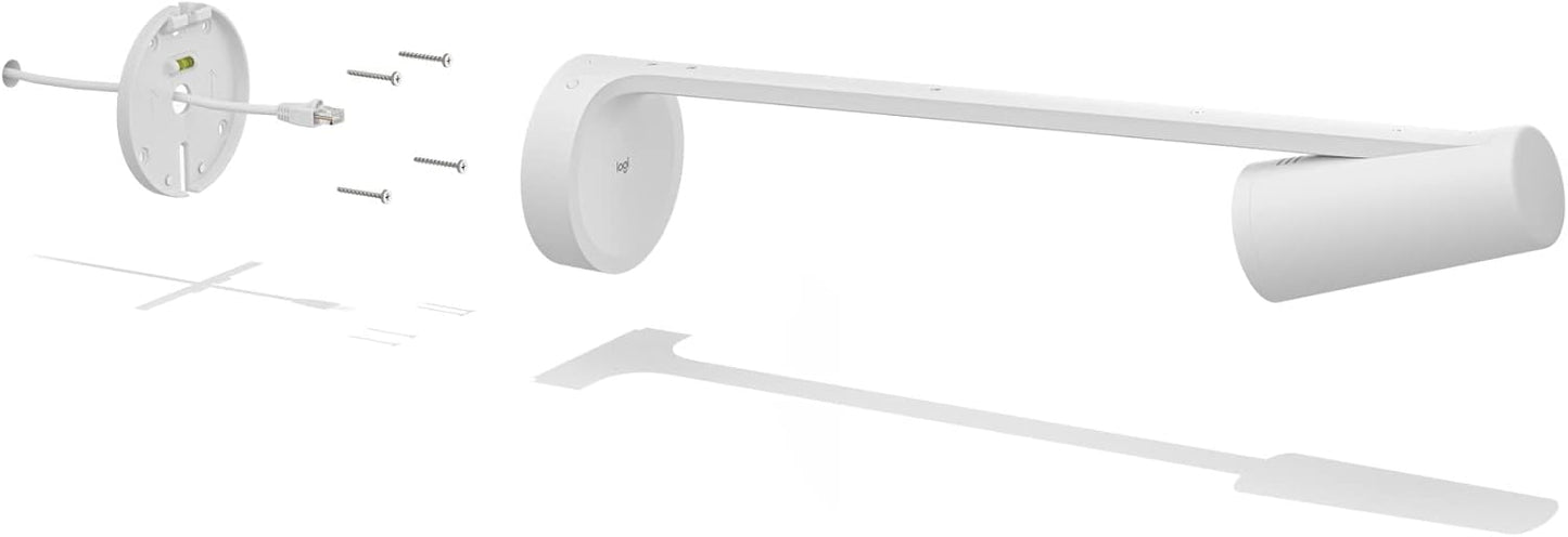Logitech Scribe Kamera zur Erfassung von Whiteboards Full-HD-Webcam Weiss