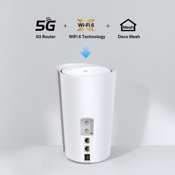 TP-LINK Deco X50-5G LTE WLAN Router Wi-Fi 6 AX3000 3G/4G/5G für bis zu 232 m²