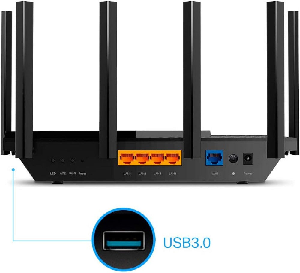 TP-LINK ARCHER AX73 AX5400 WLAN Router WiFi 6 (5400 Mbit/s) 4x Gigabit LAN-Ports