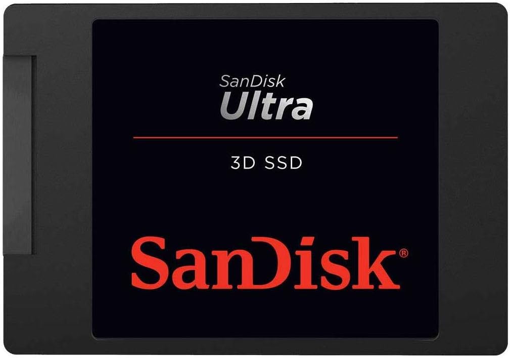 SanDisk Ultra 3D 1TB Interne SSD SATA 2,5 Zoll - Hohe Leistung & Zuverlässigkeit