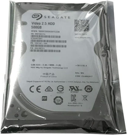 Seagate Video 500GB Interne Festplatte ST500VT000 2,5 Zoll HDD SATA 6Gb/s 16MB