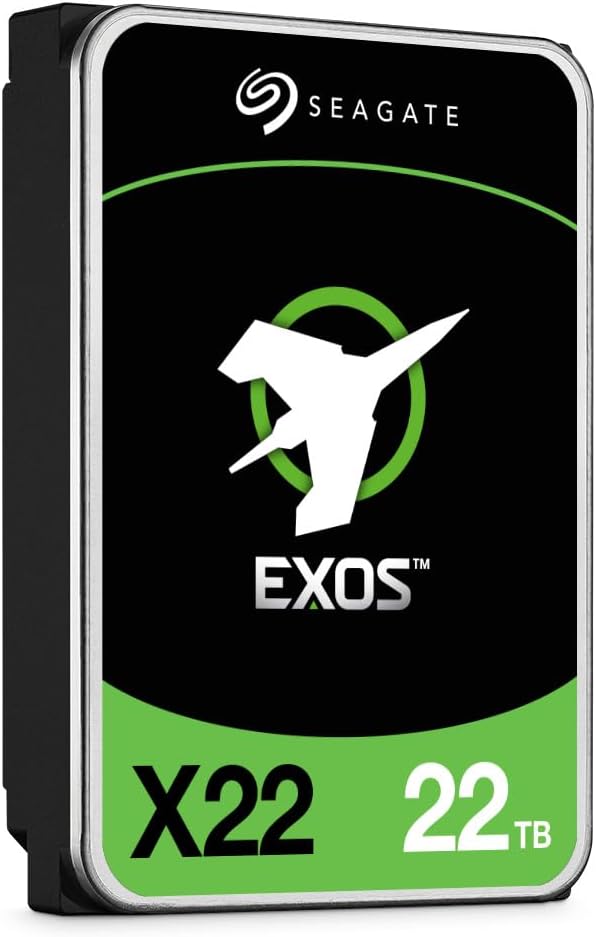 Seagate Exos X22 22TB Interne Festplatte ST22000NM001E 3,5 Zoll HDD SATA3 512MB