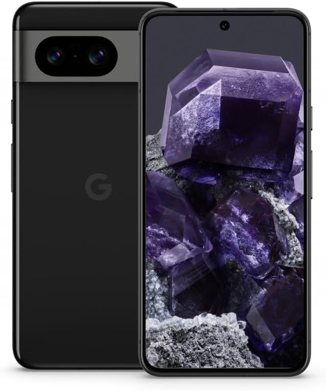 Google Pixel 8 Android Smartphone 128GB Obsidian 6,2" OLED Display 5G Dual-SIM