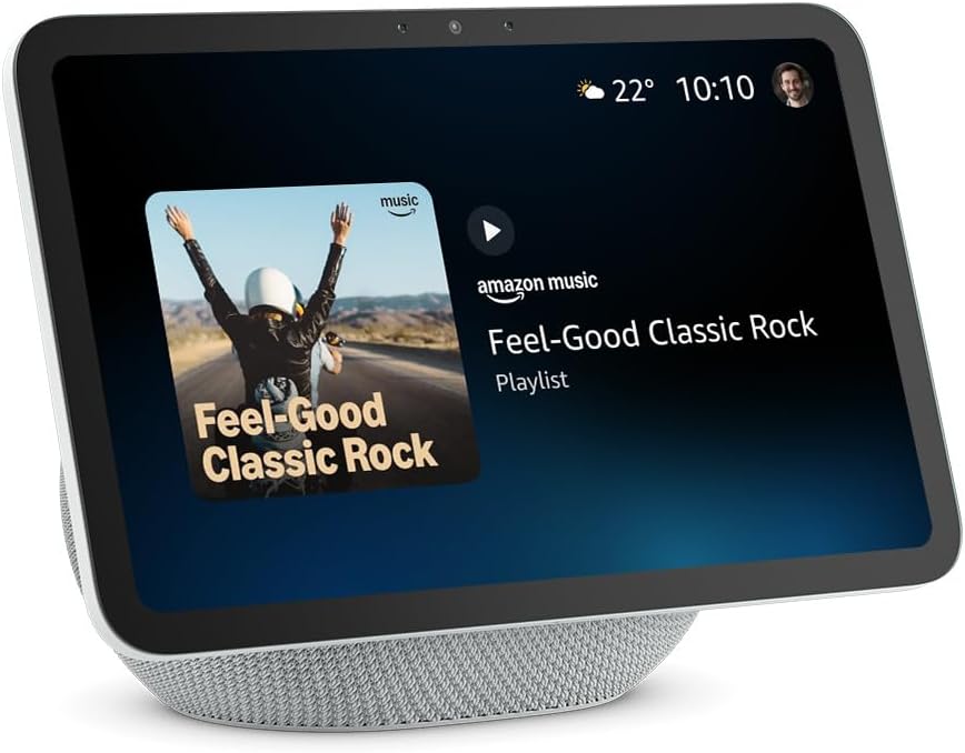 Amazon Echo Show 8 (2025) Smart Display 8,7" HD mit Alexa, 3D-Audio & Smart-Home-Hub – weiß