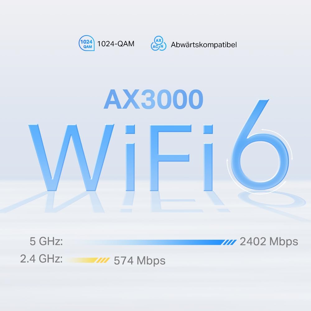 TP-LINK Deco X50-5G LTE WLAN Router Wi-Fi 6 AX3000 3G/4G/5G for up to 232 m²