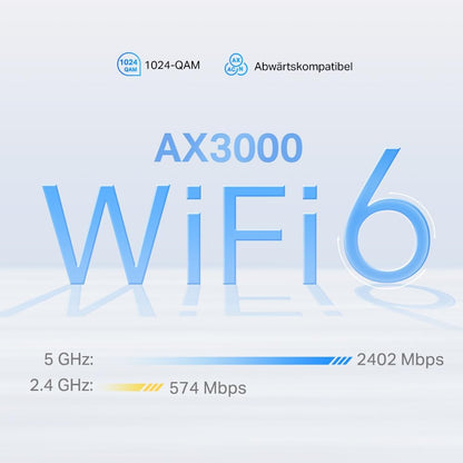 TP-LINK Deco X50-5G LTE WLAN Router Wi-Fi 6 AX3000 3G/4G/5G for up to 232 m²