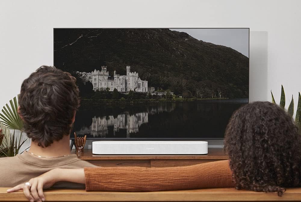 Sonos Beam Gen2 Die smarte Soundbar mit Dolby Atmos für TV, Musik und mehr Weiß