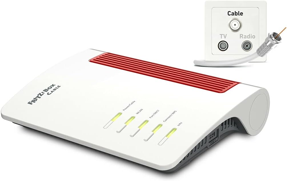 AVM FRITZ!Box 6660 Cable DOCSIS-3.1-Kabelmodem Wi-Fi 6 mit 2.400 / 600 MBit/s