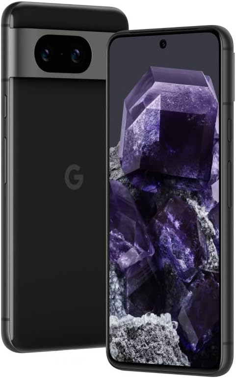 Google Pixel 8 Android Smartphone 128GB Obsidian 6,2" OLED Display 5G Dual-SIM