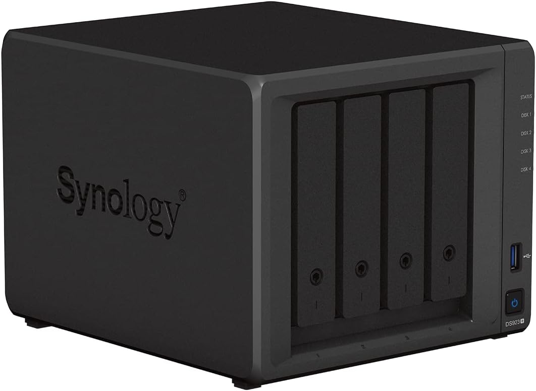 Synology DS923+ 4-Bay NAS System (Diskless) Leistungsstarker Netzwerkspeicher
