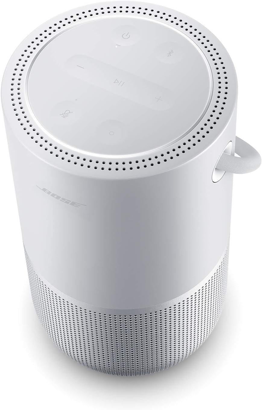 Bose Portable Home Speaker Silber – WLAN & Bluetooth Lautsprecher 360°-Sound