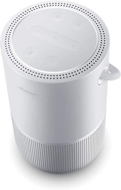 Bose Portable Home Speaker Silber – WLAN & Bluetooth Lautsprecher 360°-Sound