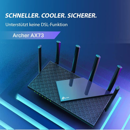 TP-LINK ARCHER AX73 AX5400 WLAN Router WiFi 6 (5400 Mbit/s) 4x Gigabit LAN-Ports