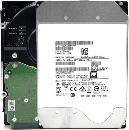 WD HGST Ultrastar He10 10TB Interne Festplatte 0F27454 / HUH721010ALE604 3,5 Zoll HDD #1
