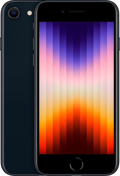 Apple iPhone SE 3. Generation 2022 Smartphone Mitternacht 64GB/128GB 4,7" Retina