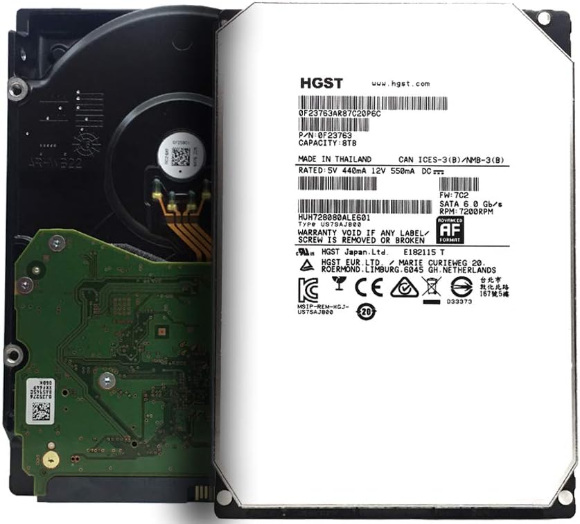 Kopie von HGST Ultrastar He8 8TB Interne Festplatte HUH728080ALE601 3,5 Zoll HDD SATA3 #1