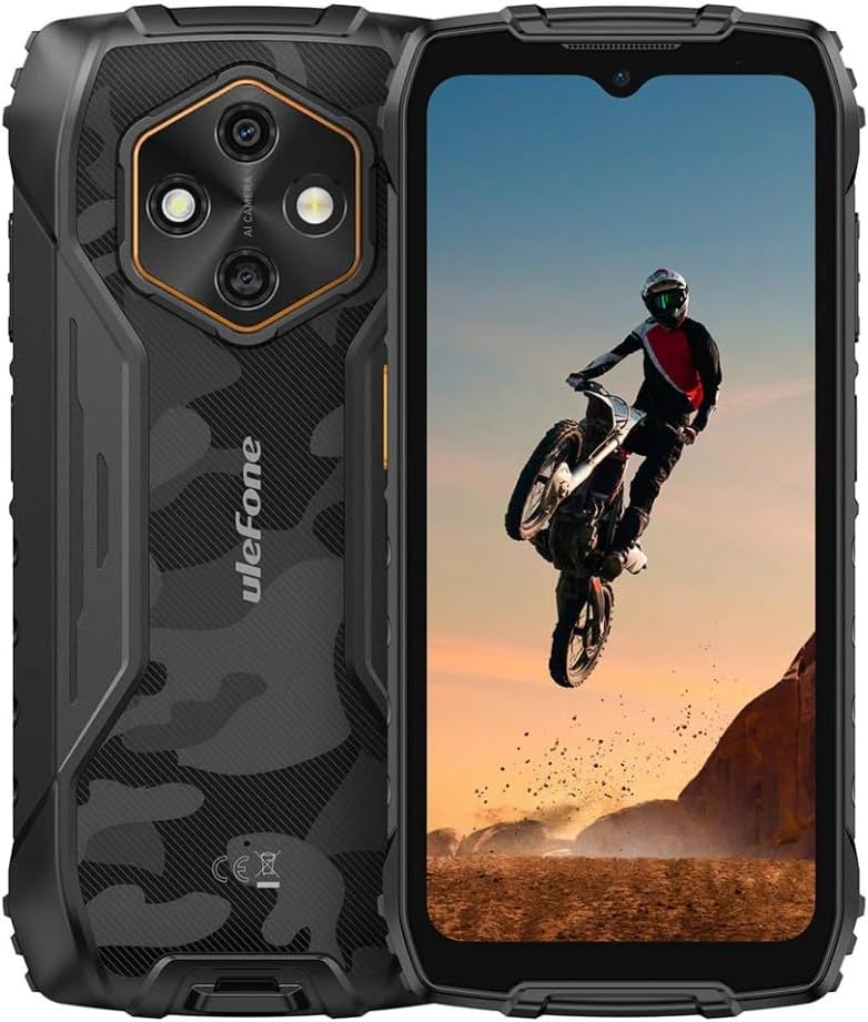 Ulefone RugKing 4 Pro 4G Outdoor Smartphone 256GB / 8GB RAM – Robustes Rugged Handy Dual SIM Android