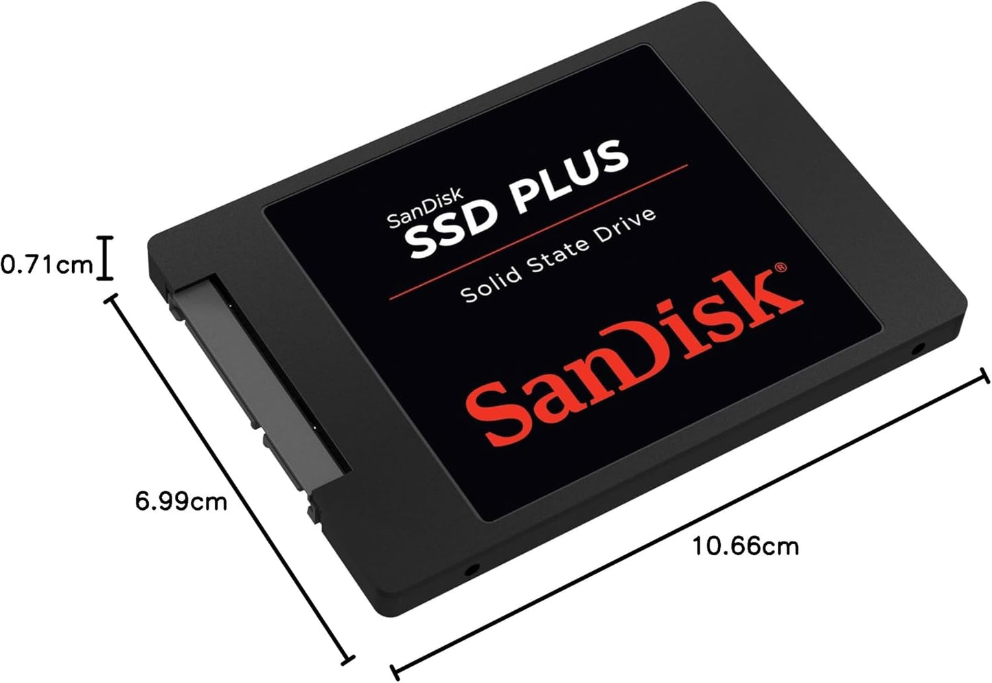 SanDisk Plus 1TB Interne SSD SATA 2,5 Zoll – Speicher-Upgrade für PC & Notebook