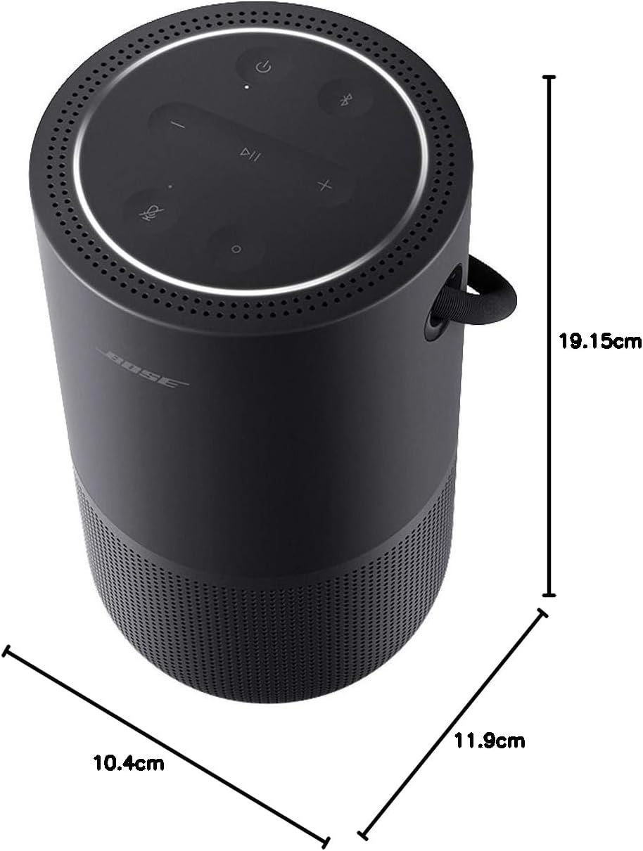 Bose Portable Home Speaker Schwarz – WLAN & Bluetooth Lautsprecher 360°-Sound