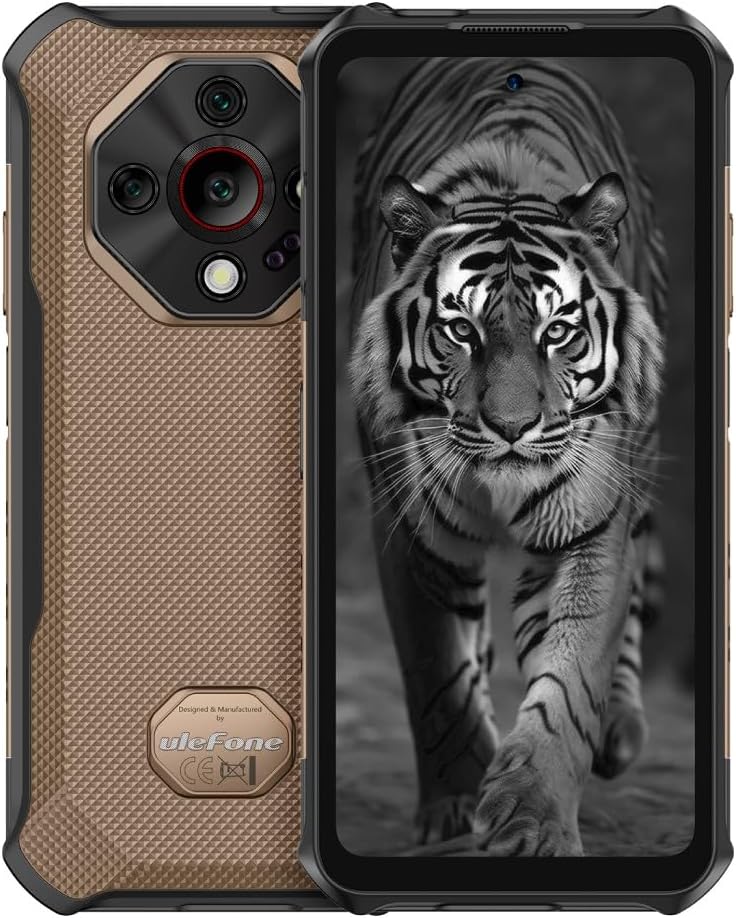 Ulefone Armor X16 Outdoor Smartphone 128GB / 6GB RAM Dual SIM – Robustes Android Handy – Sand Dune
