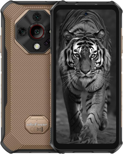 Ulefone Armor X16 Outdoor Smartphone 128GB / 6GB RAM Dual SIM – Robustes Android Handy – Sand Dune