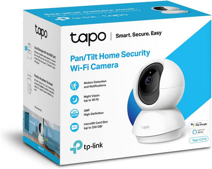 TP-LINK Tapo C210 WLAN Netzwerk-Überwachungskamera Linsenschwenkung und Neigung