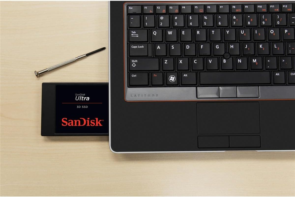 SanDisk Ultra 3D 1TB Interne SSD SATA 2,5 Zoll - Hohe Leistung & Zuverlässigkeit
