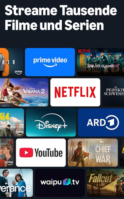 Amazon Fire TV Stick 4K Plus (2025) Streaming mit Alexa Sprachfernbedienung – 4K Ultra HD, Dolby Vision, Dolby Atmos, Wi-Fi 6