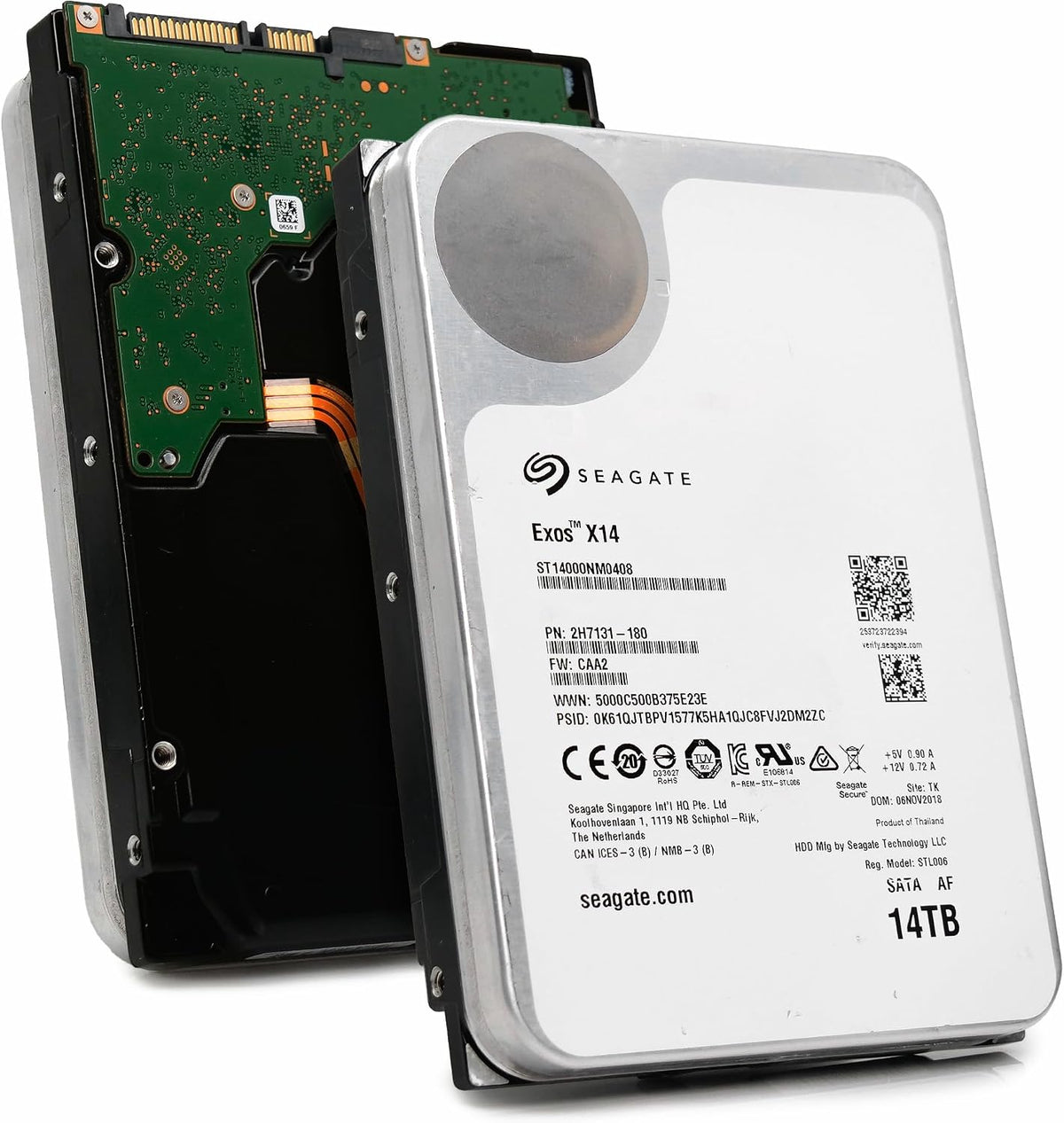Seagate Exos X14 14TB Interne Server Festplatte ST14000NM0408 3,5 Zoll HDD SATA3