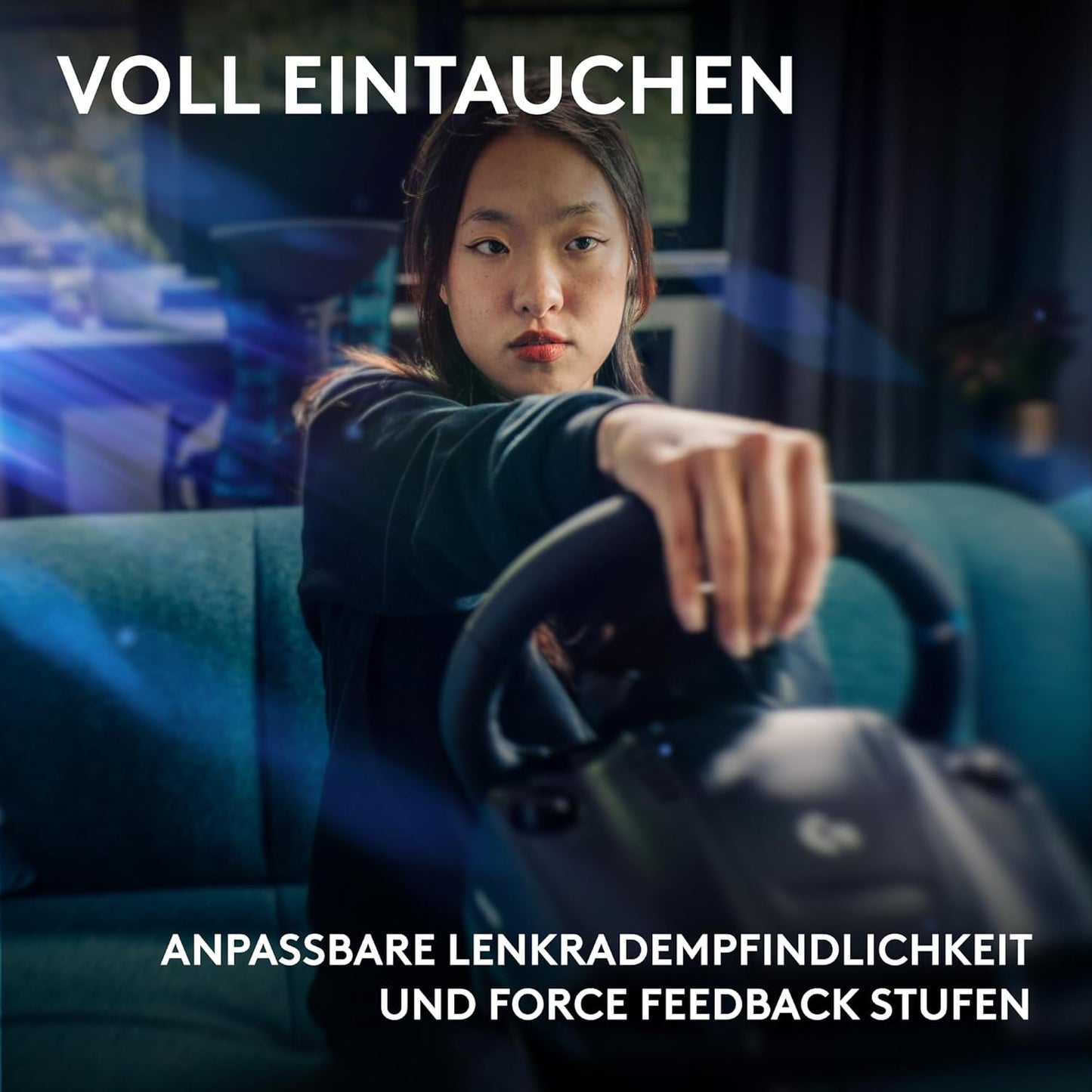 Logitech G G923 Racing Wheel und Pedale TRUEFORCE bis zu 1000 Hz Force Feedback