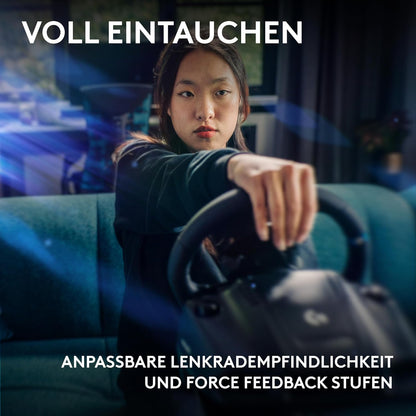 Logitech G G923 Racing Wheel und Pedale TRUEFORCE bis zu 1000 Hz Force Feedback