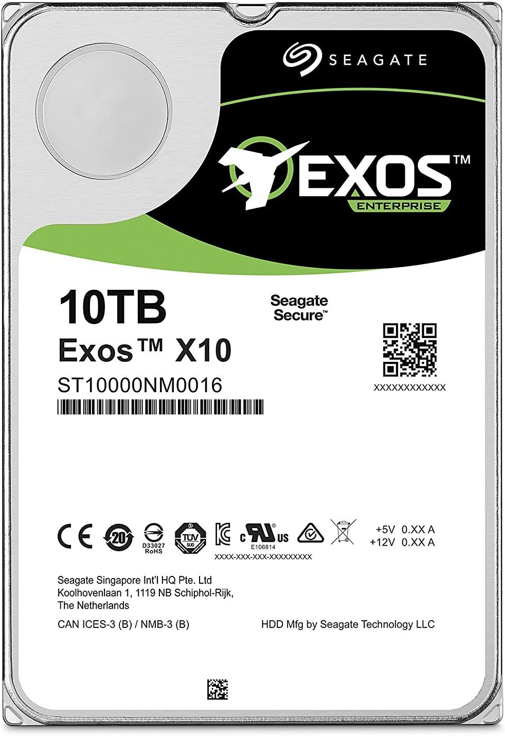 Seagate Exos X10 10TB Interne Server Festplatte ST10000NM0016 3,5 Zoll HDD SATA3 #1