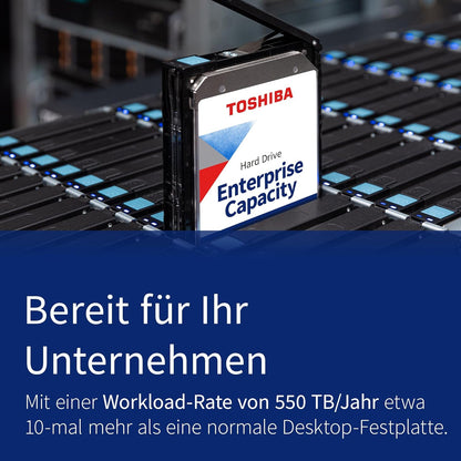 Toshiba MG08 Series 16TB Interne Festplatte MG08ACA16TEY 3,5 Zoll HDD SATA 512MB