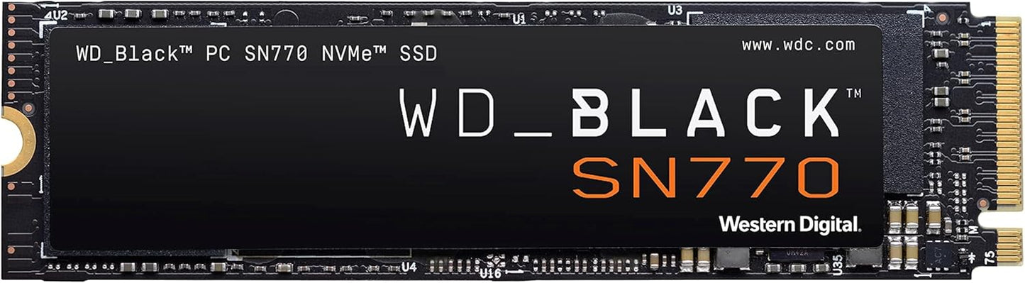 WD_BLACK SN770 1TB Interne SSD WDS100T3X0E NVMe M.2 2280 PCIe 4.0 x4 (NVMe)