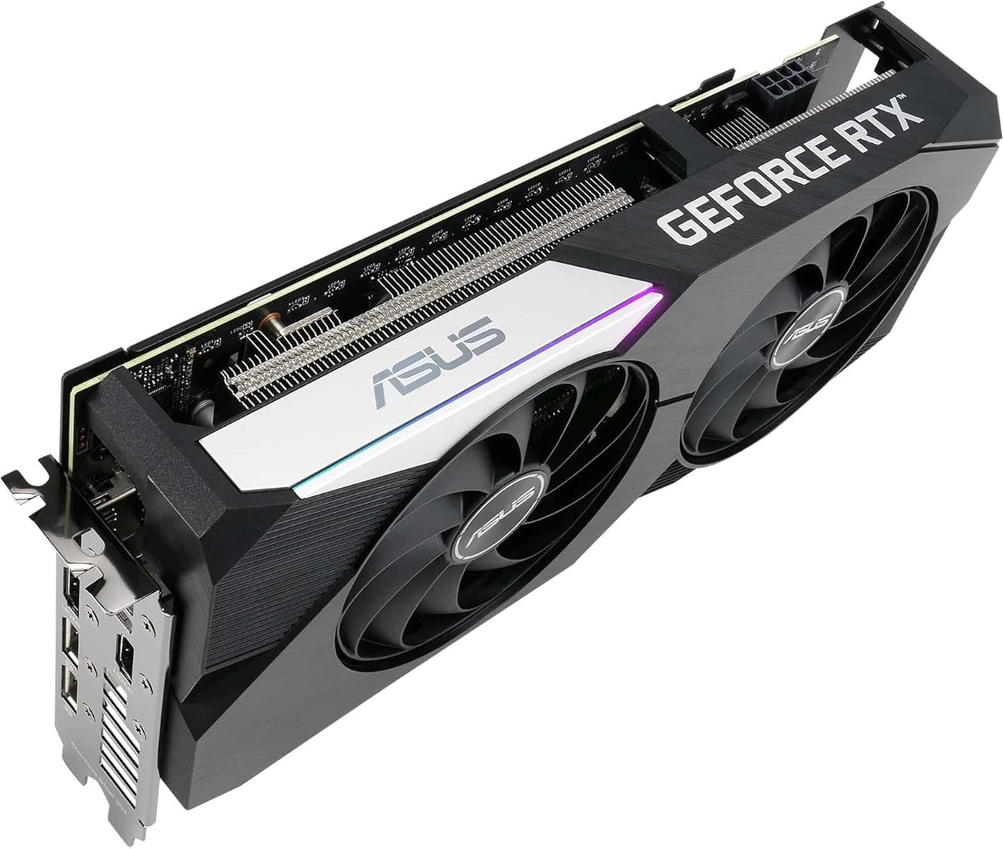 ASUS Dual GeForce RTX 3060 Ti V2 OC Edition 8GB GDDR6 Grafikkarte PCIe 4.0 HDMI DisplayPort