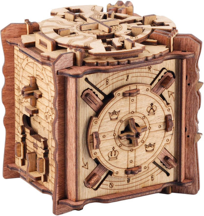 iDventure Cluebox Das Geheimnis von Camelot Escape Room Holzpuzzle  Rätselbox