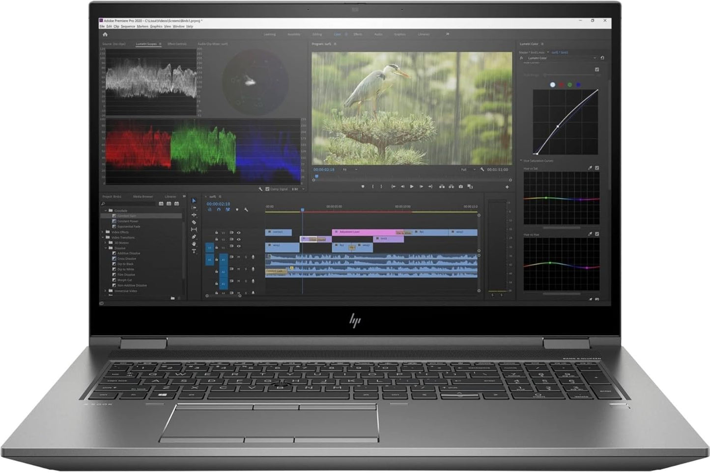 HP ZBook Fury 17 G8 Notebook Core i7-11850H 1,5TB/32GB RTX A4000 QWERTZ Win11 Pro