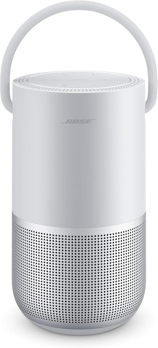 Bose Portable Home Speaker Silber – WLAN & Bluetooth Lautsprecher 360°-Sound