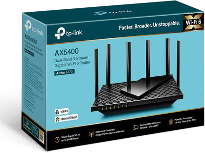 TP-LINK ARCHER AX73 AX5400 WLAN Router WiFi 6 (5400 Mbit/s) 4x Gigabit LAN-Ports