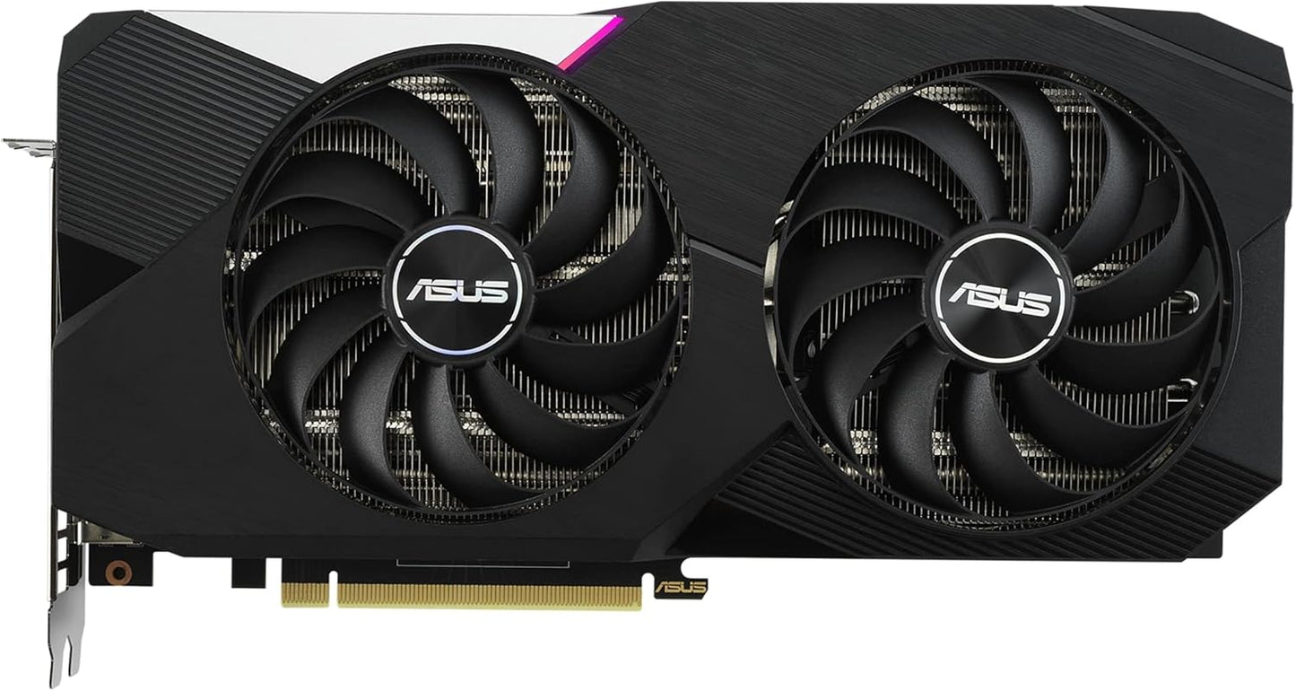 ASUS Dual GeForce RTX 3060 Ti V2 OC Edition 8GB GDDR6 Grafikkarte PCIe 4.0 HDMI DisplayPort