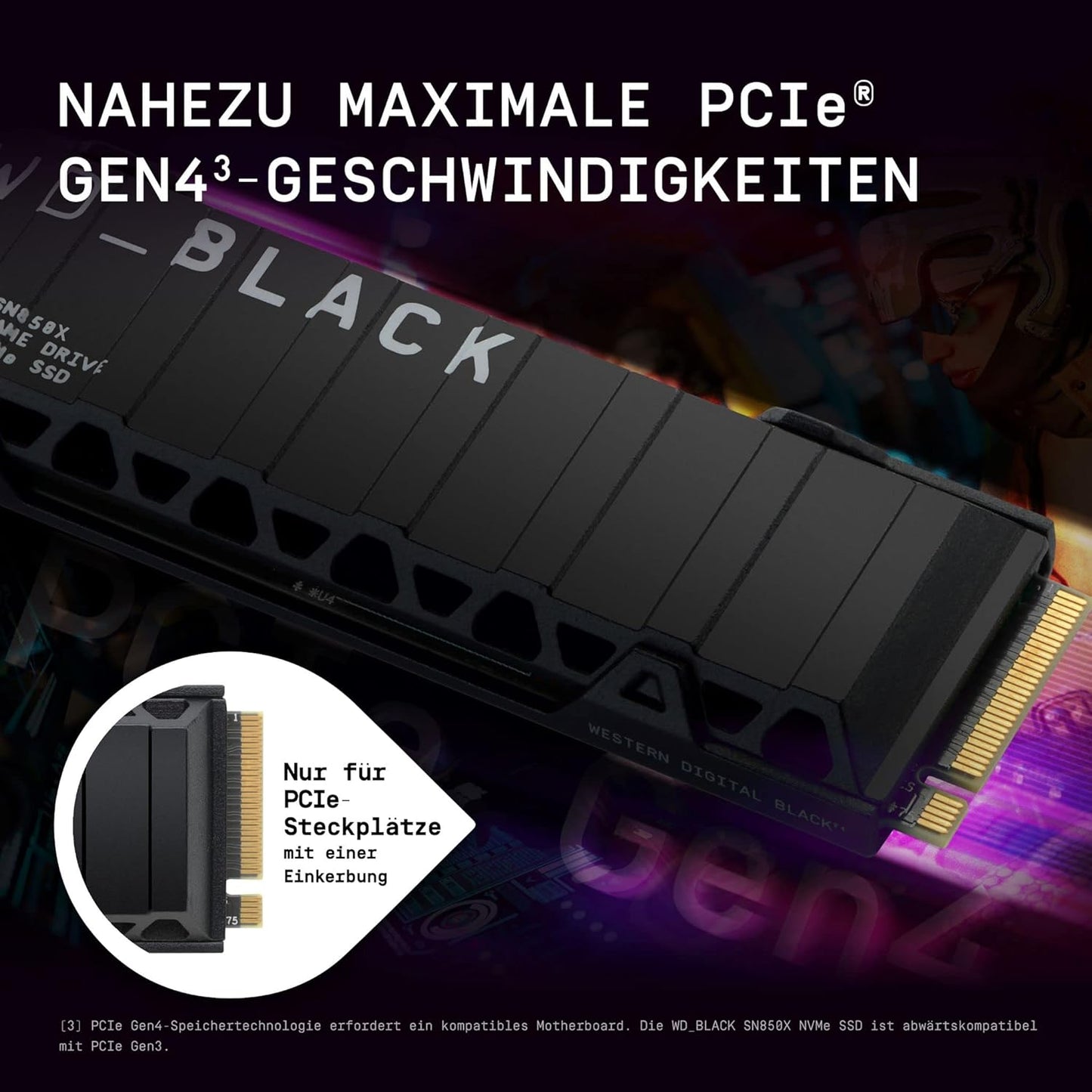WD_BLACK SN850X 2TB Interne SSD WDS200T2XHE M.2 2280 - PCIe 4.0 x4 (NVMe)