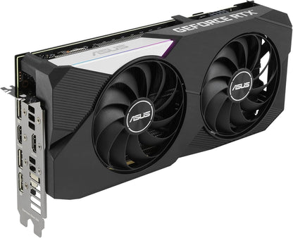 ASUS Dual GeForce RTX 3060 Ti V2 OC Edition 8GB GDDR6 Grafikkarte PCIe 4.0 HDMI DisplayPort