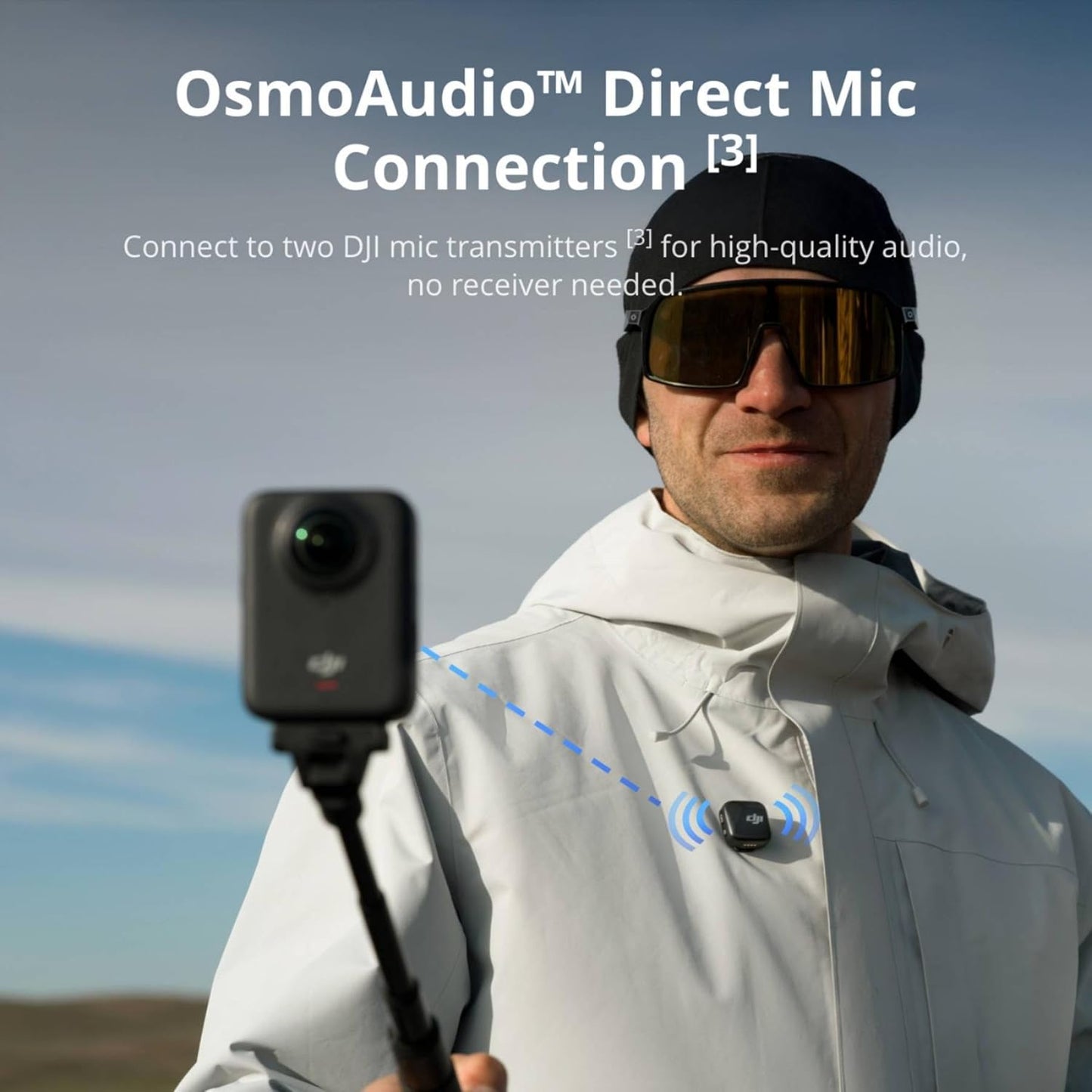 DJI Osmo 360 Standard Combo 360 Grad Kamera 1 Zoll Sensor Natives 8K-360° Video