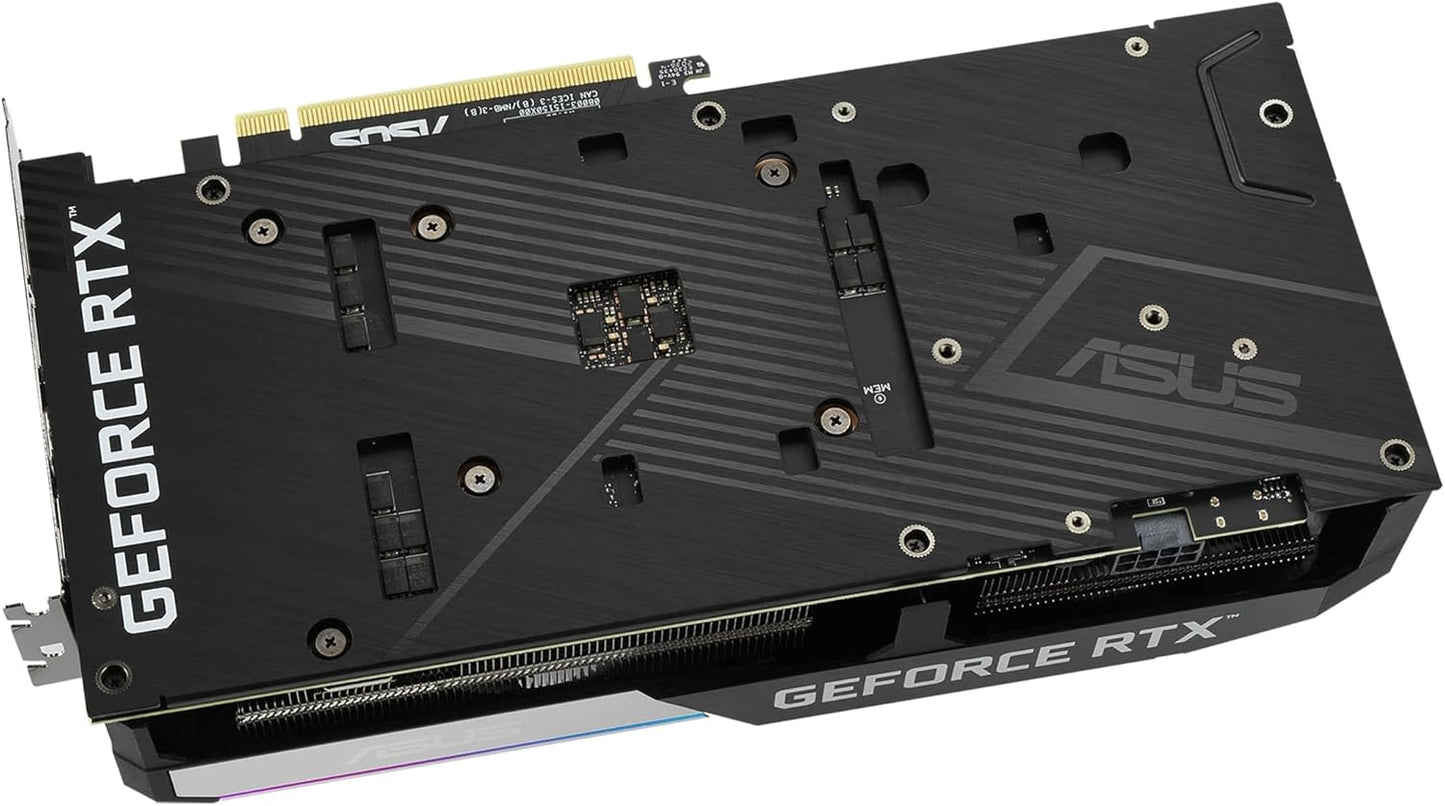 ASUS Dual GeForce RTX 3060 Ti V2 OC Edition 8GB GDDR6 Grafikkarte PCIe 4.0 HDMI DisplayPort