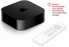 Apple TV 4K 32GB 5. Generation (2017) 4K HDR Streamingbox – Schwarz