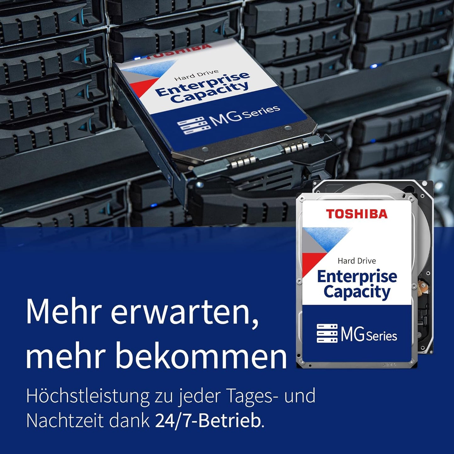 Toshiba MG08 Series 16TB Interne Festplatte MG08ACA16TEY 3,5 Zoll HDD SATA 512MB