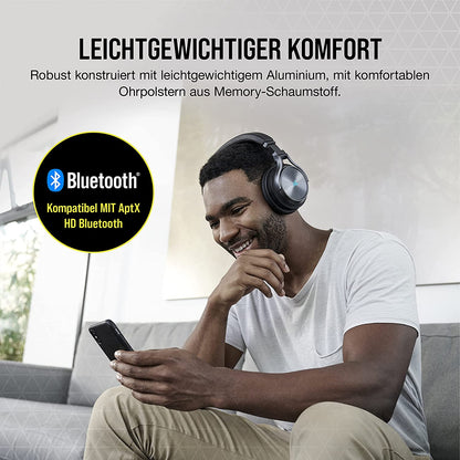 Corsair VIRTUOSO RGB WIRELESS XT Gaming Headset Bluetooth Dolby Atmos für PC/Mac