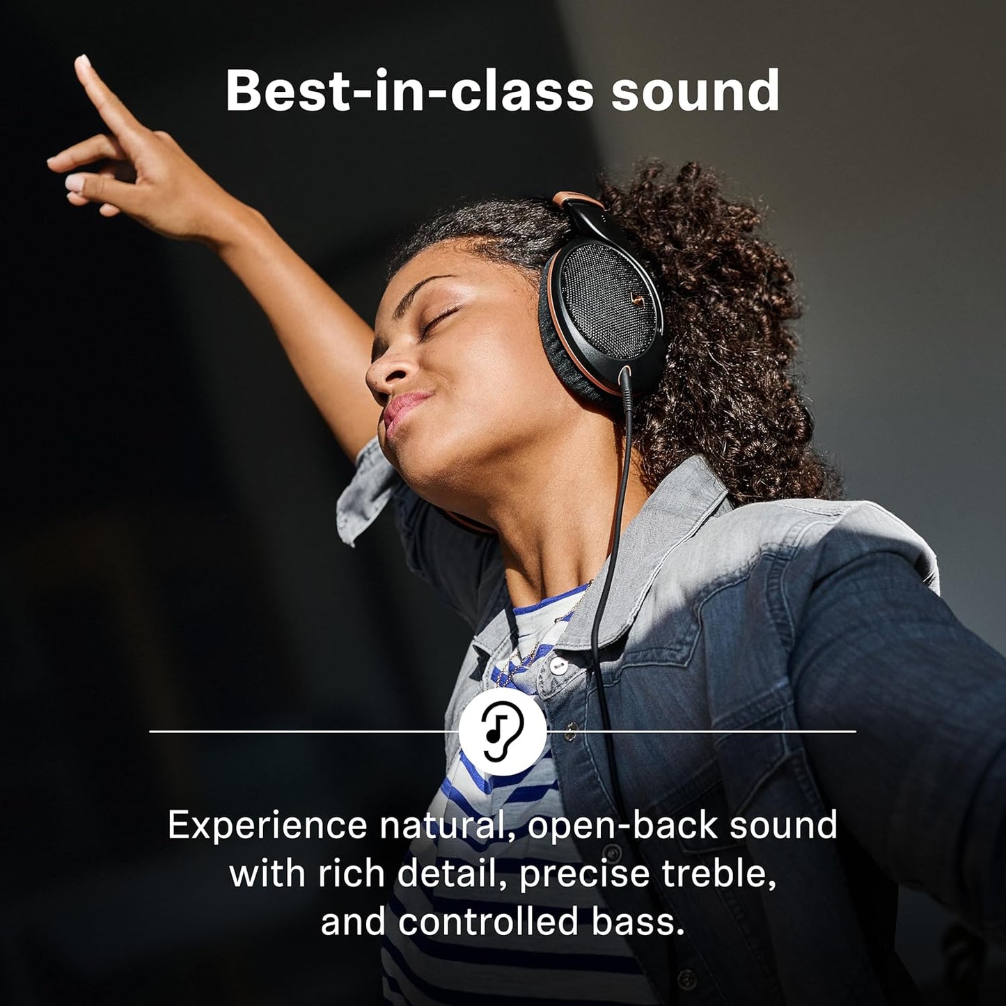 Sennheiser HD 505 Headset - Copper-Edition Wired Studio-Kopfhörer für Gaming